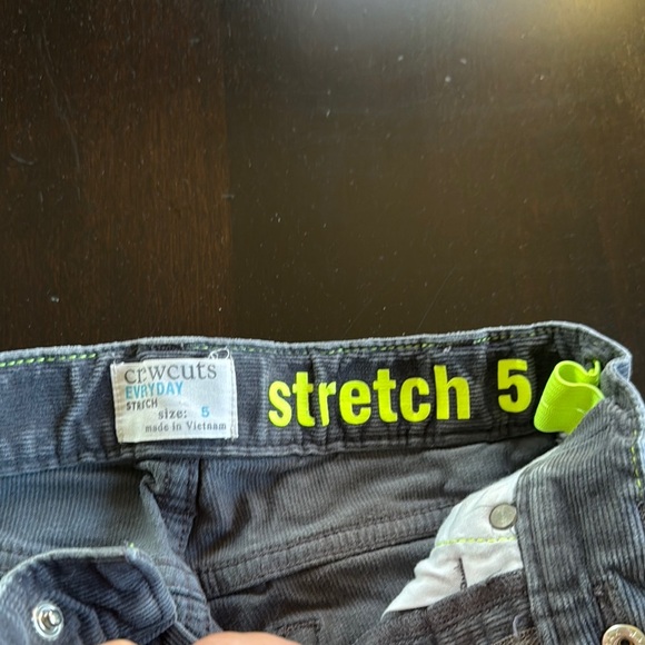 Crewcuts Kids Corduroy Pants in Gray - Picture 2 of 3